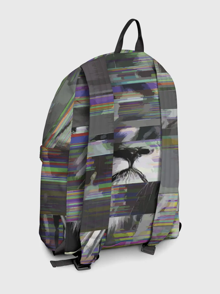 Рюкзак джинсовый / Glitch lion 2020