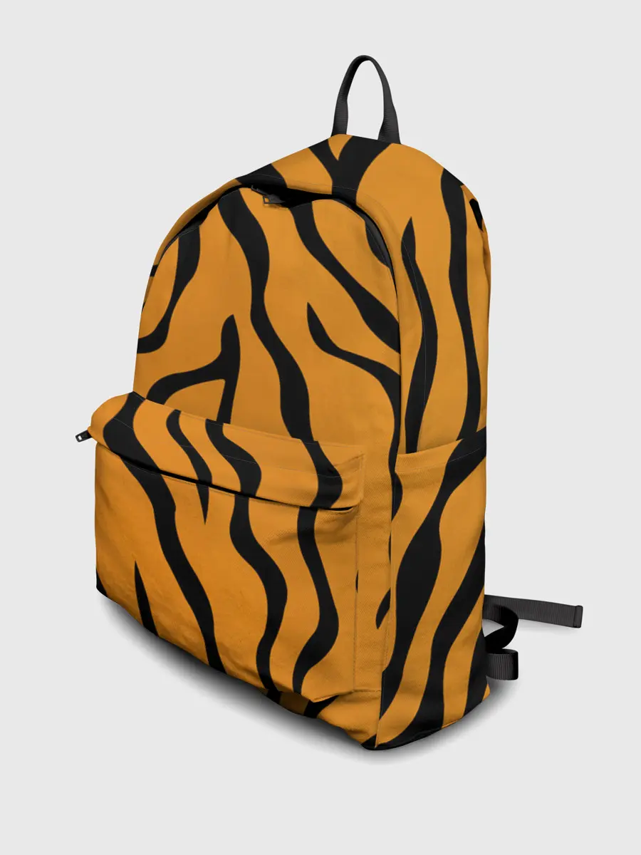 Рюкзак джинсовый / ТИГРИННЫЕ ПОЛОСЫ