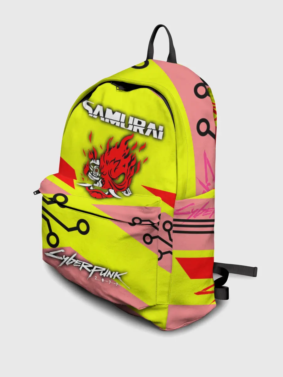 Рюкзак джинсовый / Cyberpunk 2077 Киберматрица.