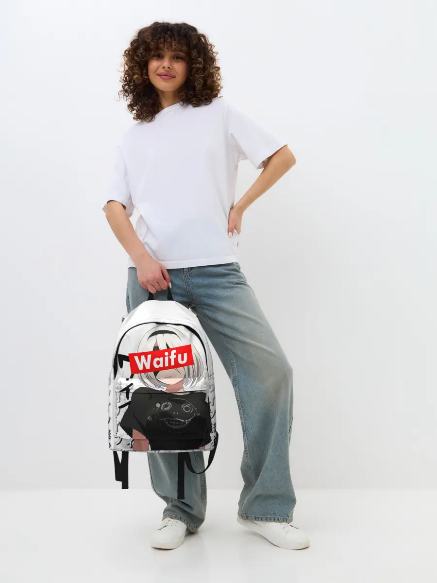 Рюкзак джинсовый / Waifu - 2B Nier