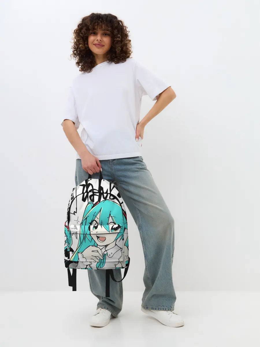 Рюкзак джинсовый / Hatsune Miku