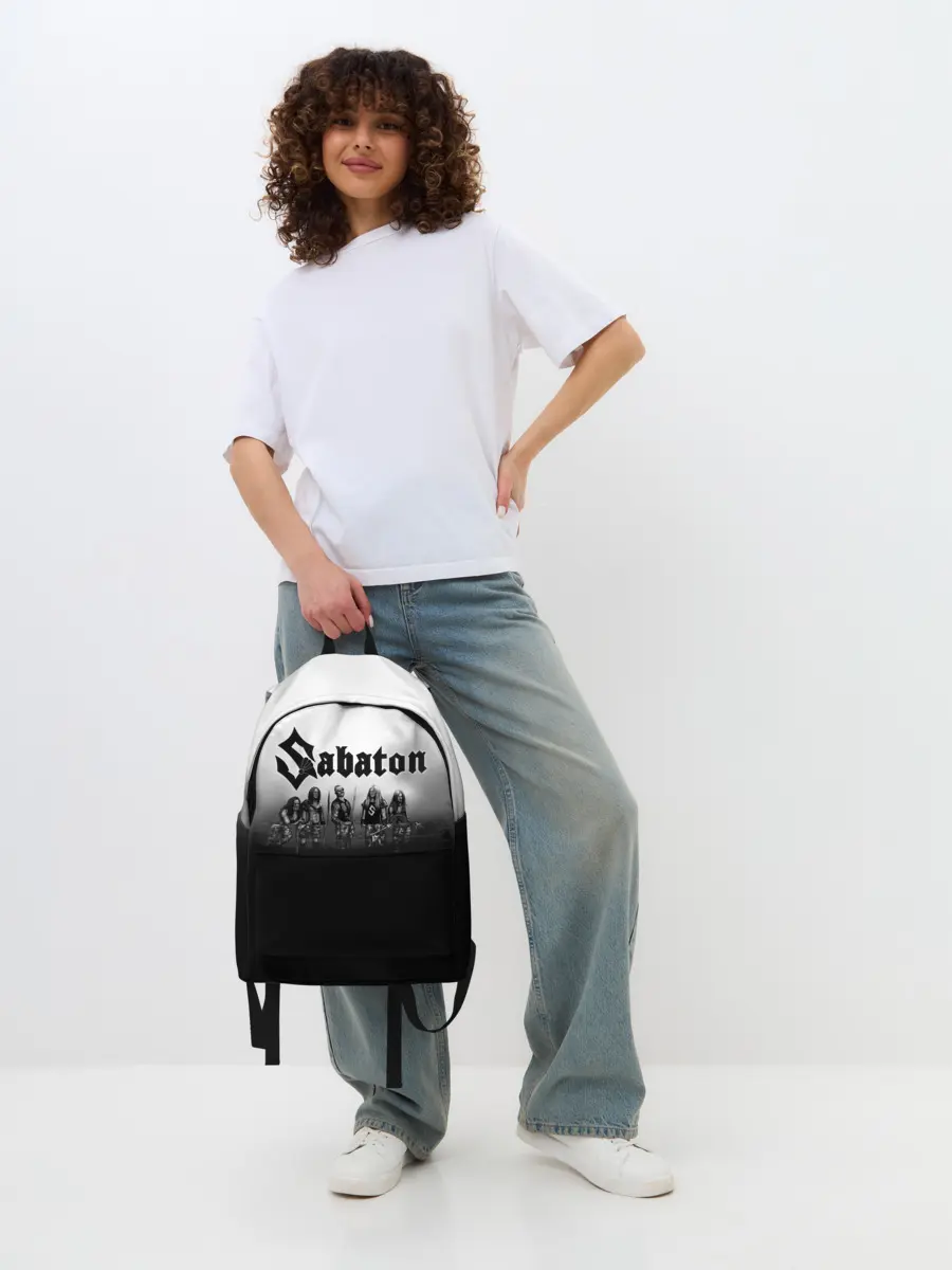 Рюкзак джинсовый / Участники группы Sabaton