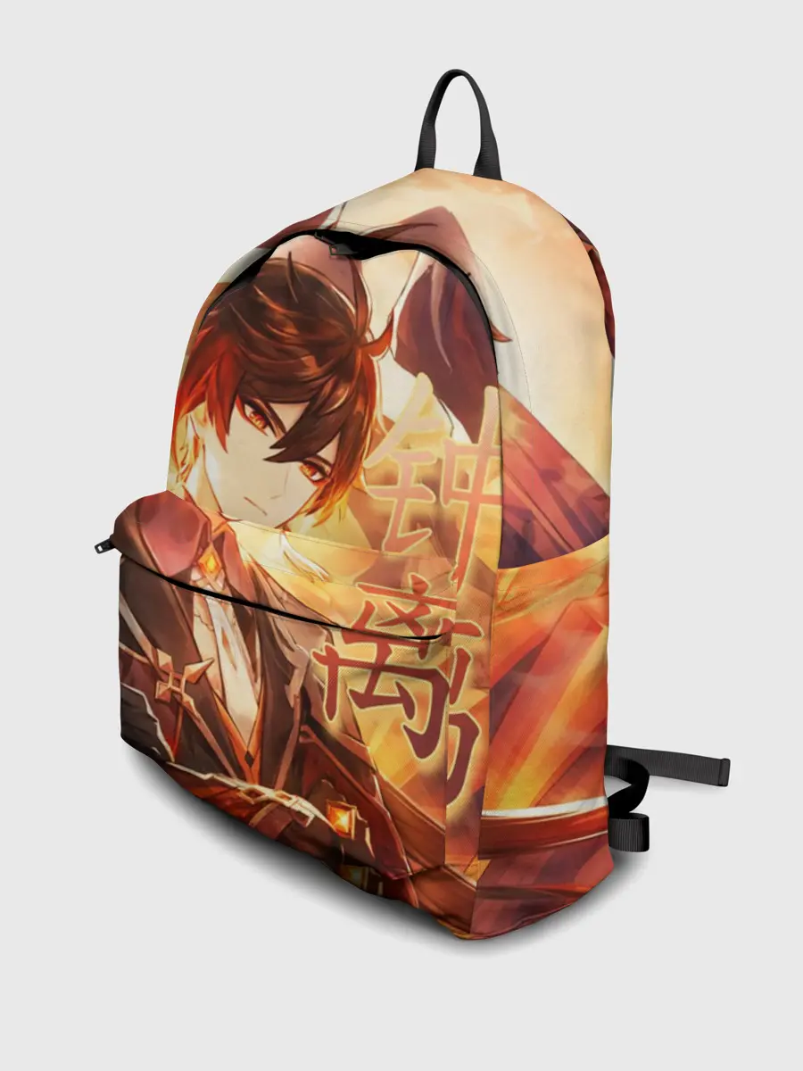 Рюкзак джинсовый / Genshin Impact: Zhongli