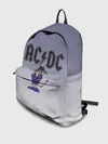 Рюкзак джинсовый / Ангус Янг чертик AC/DC