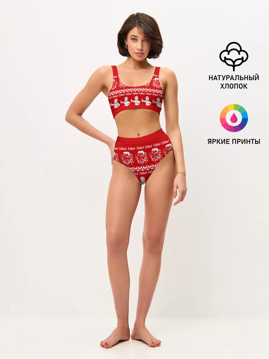 Женские топ и трусы / Fallout свитер