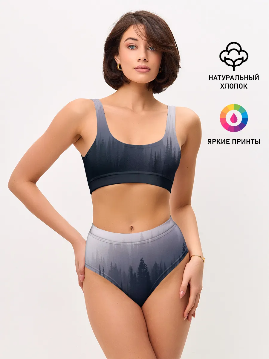 Женские топ и трусы / Лесок
