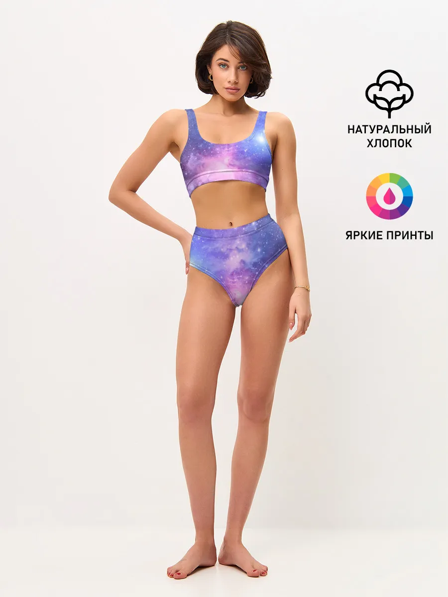 Женские топ и трусы / Галактика