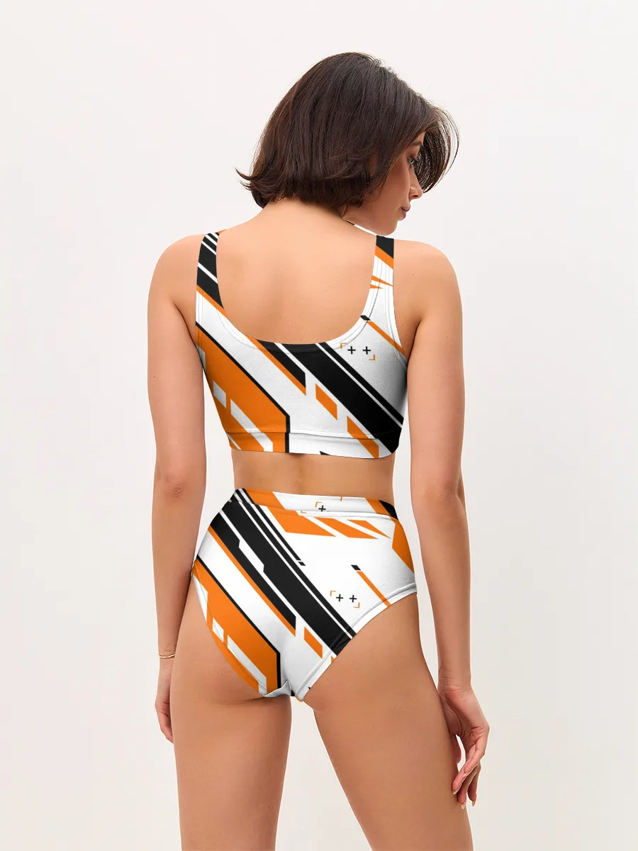 Женские топ и трусы / cs:go - Asiimov P90 Style