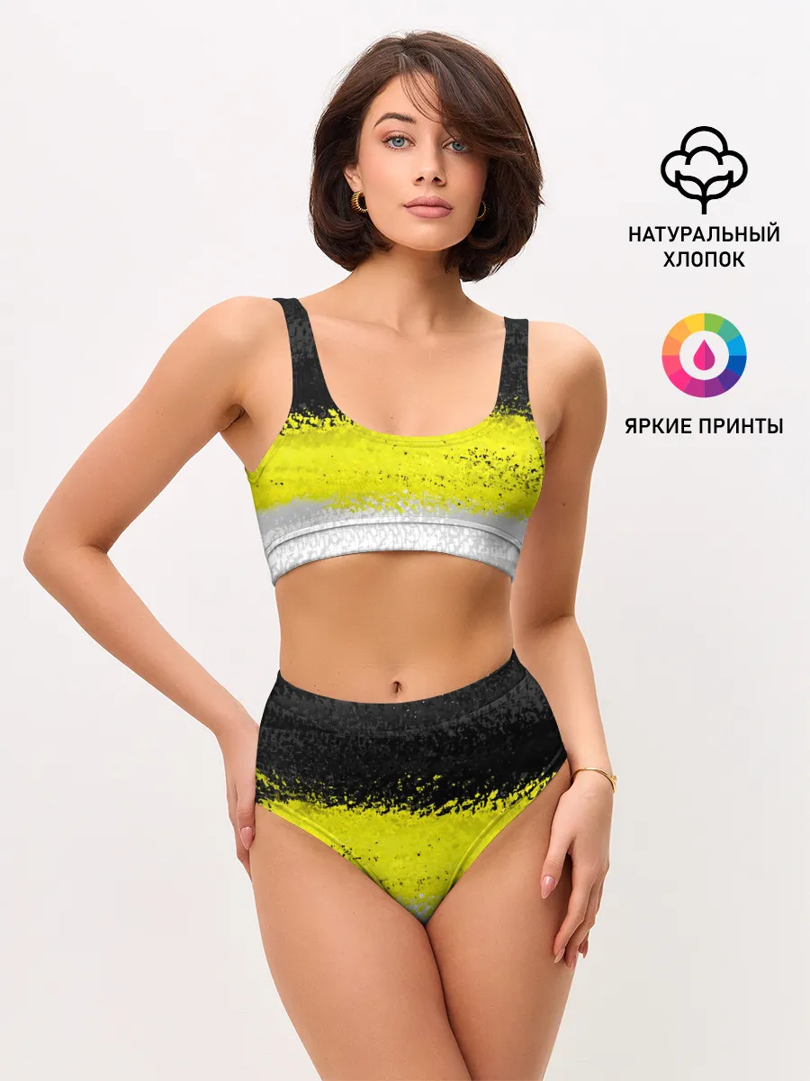 Женские топ и трусы / Имперский флаг России 1858года