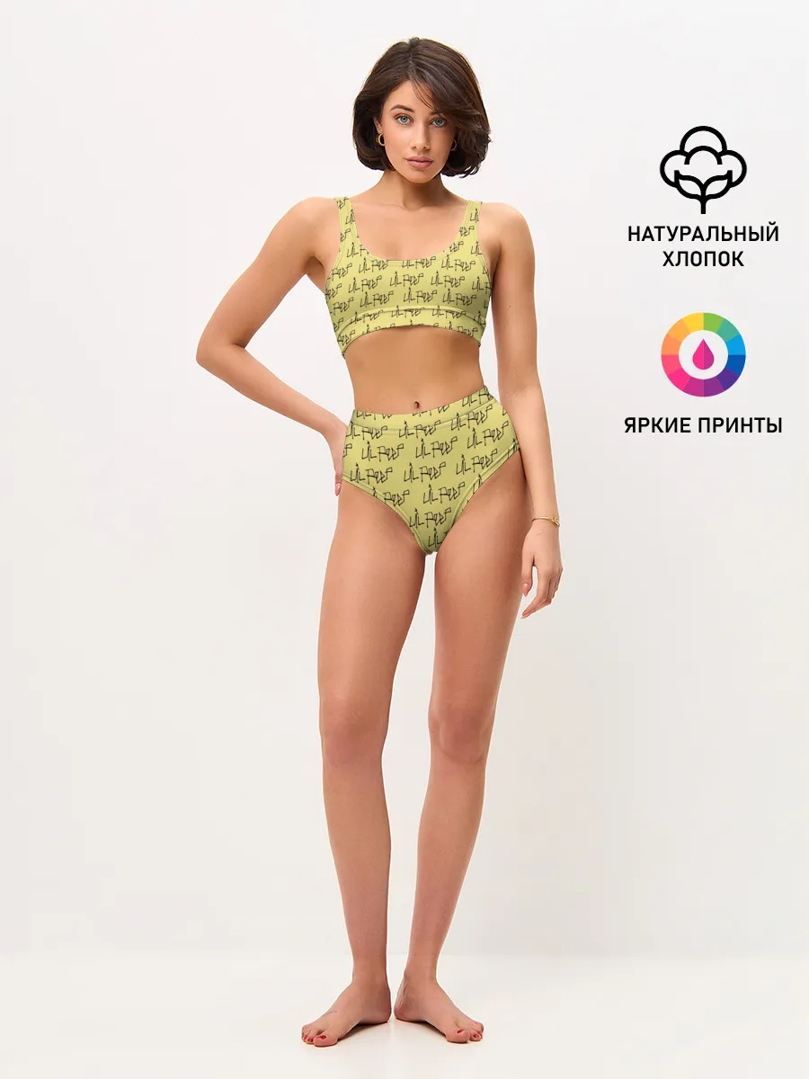 Женские топ и трусы / LiL PEEP Pattern
