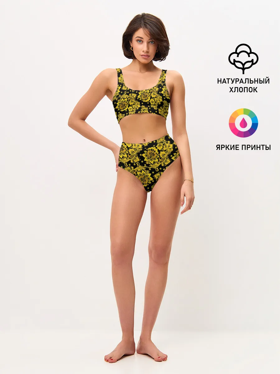 Женские топ и трусы / Хохлома