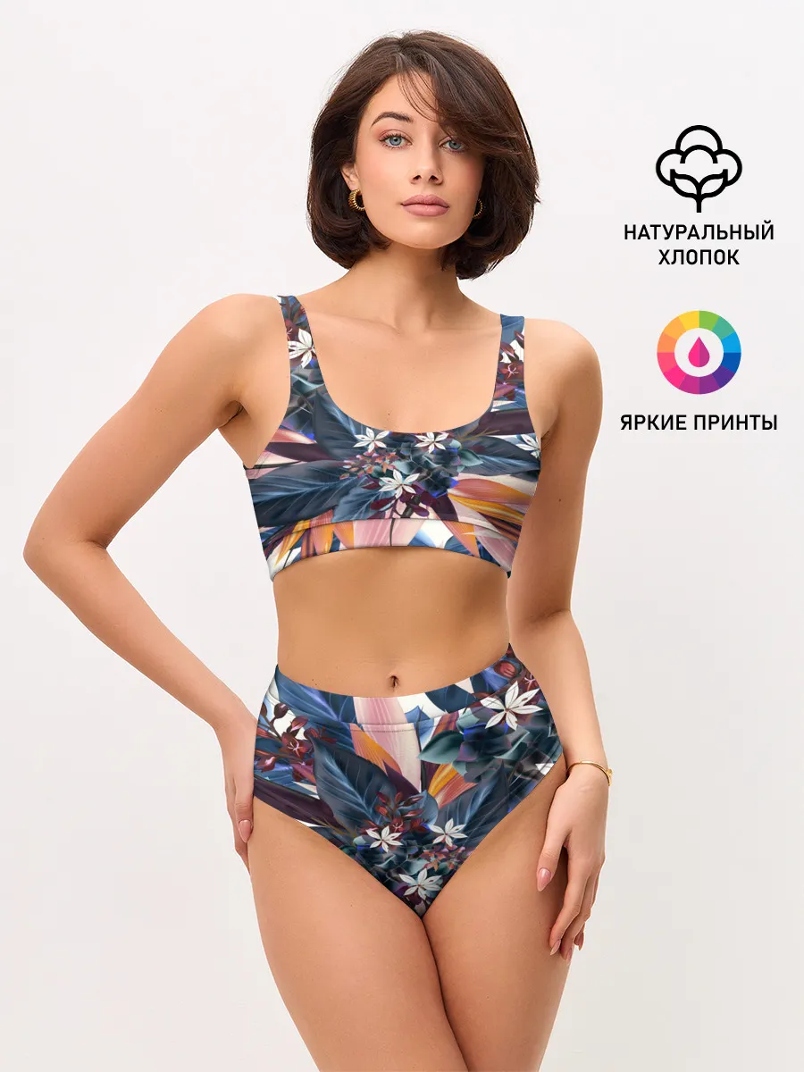 Женские топ и трусы / Flower collection