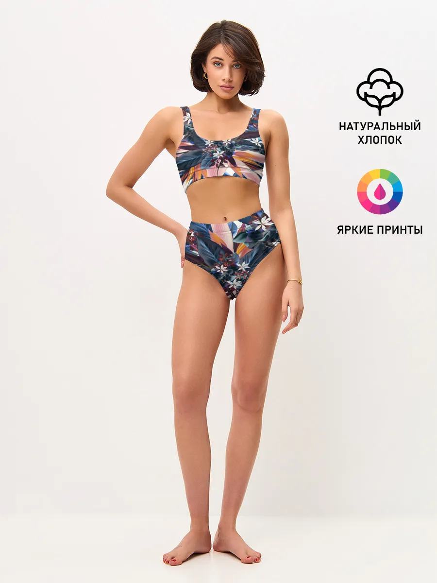 Женские топ и трусы / Flower collection