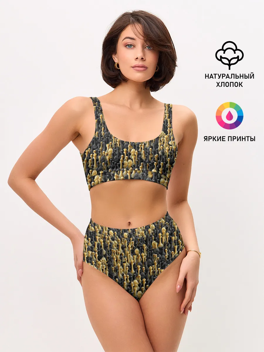 Женские топ и трусы / Шахматы