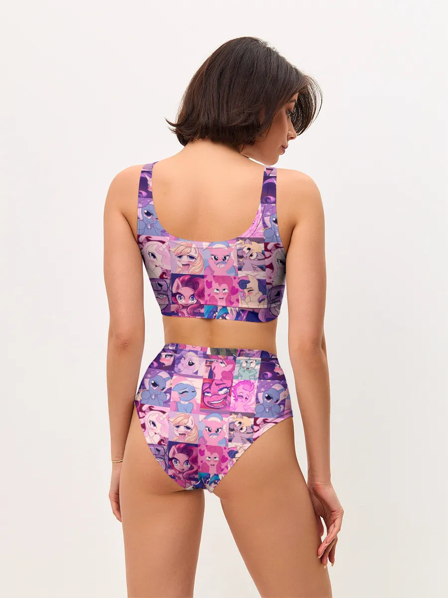 Женские топ и трусы / My Little Pony Ahegao