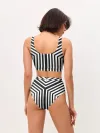 Женские топ и трусы / Кибер Зебра