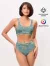 Женские топ и трусы / Ван Гог Цветущие ветки миндаля