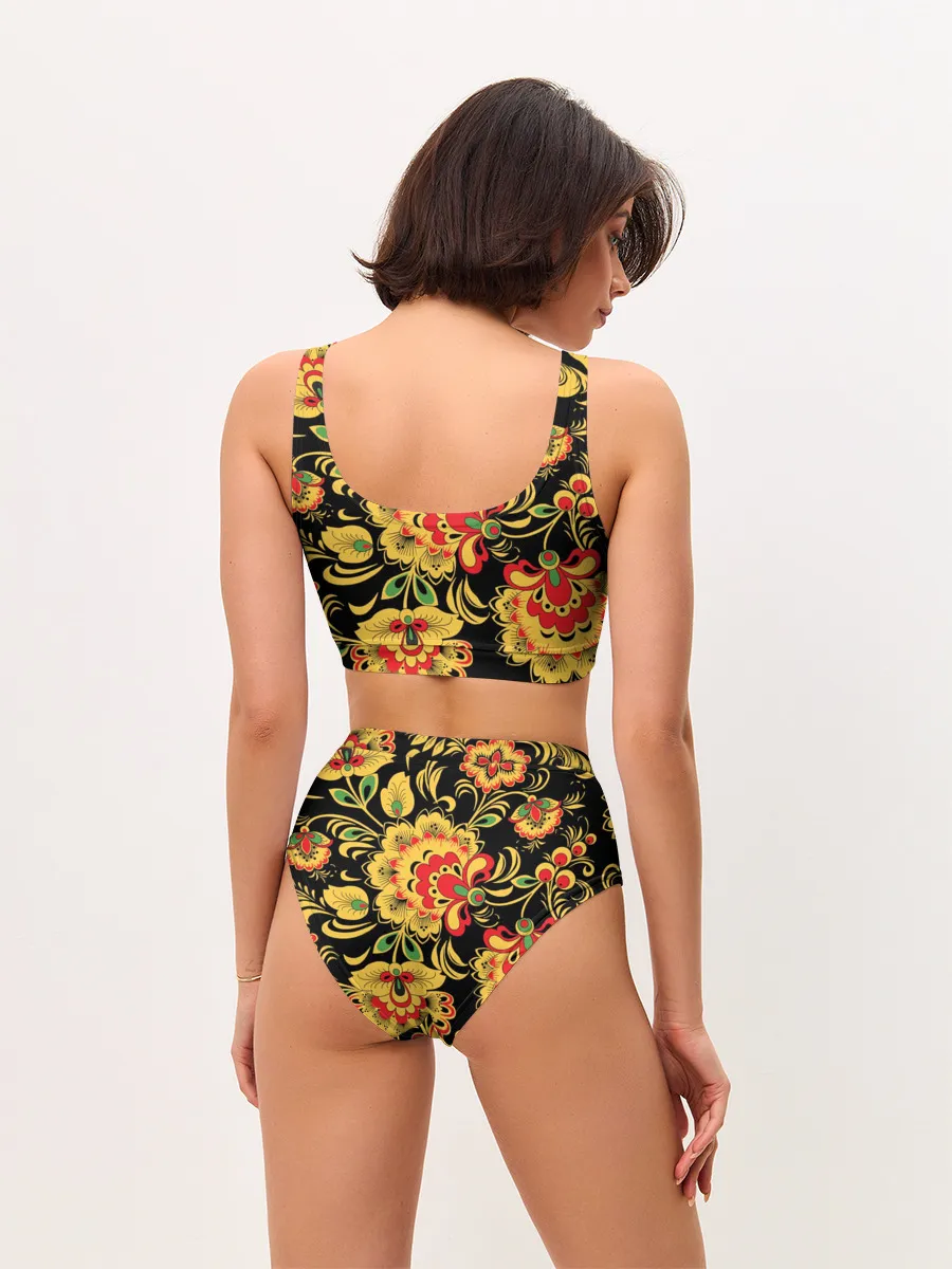 Женские топ и трусы / Хохлома