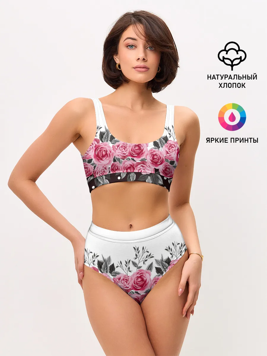 Женские топ и трусы / Rose Trend