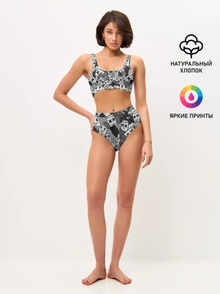 Женские топ и трусы / Marshmello