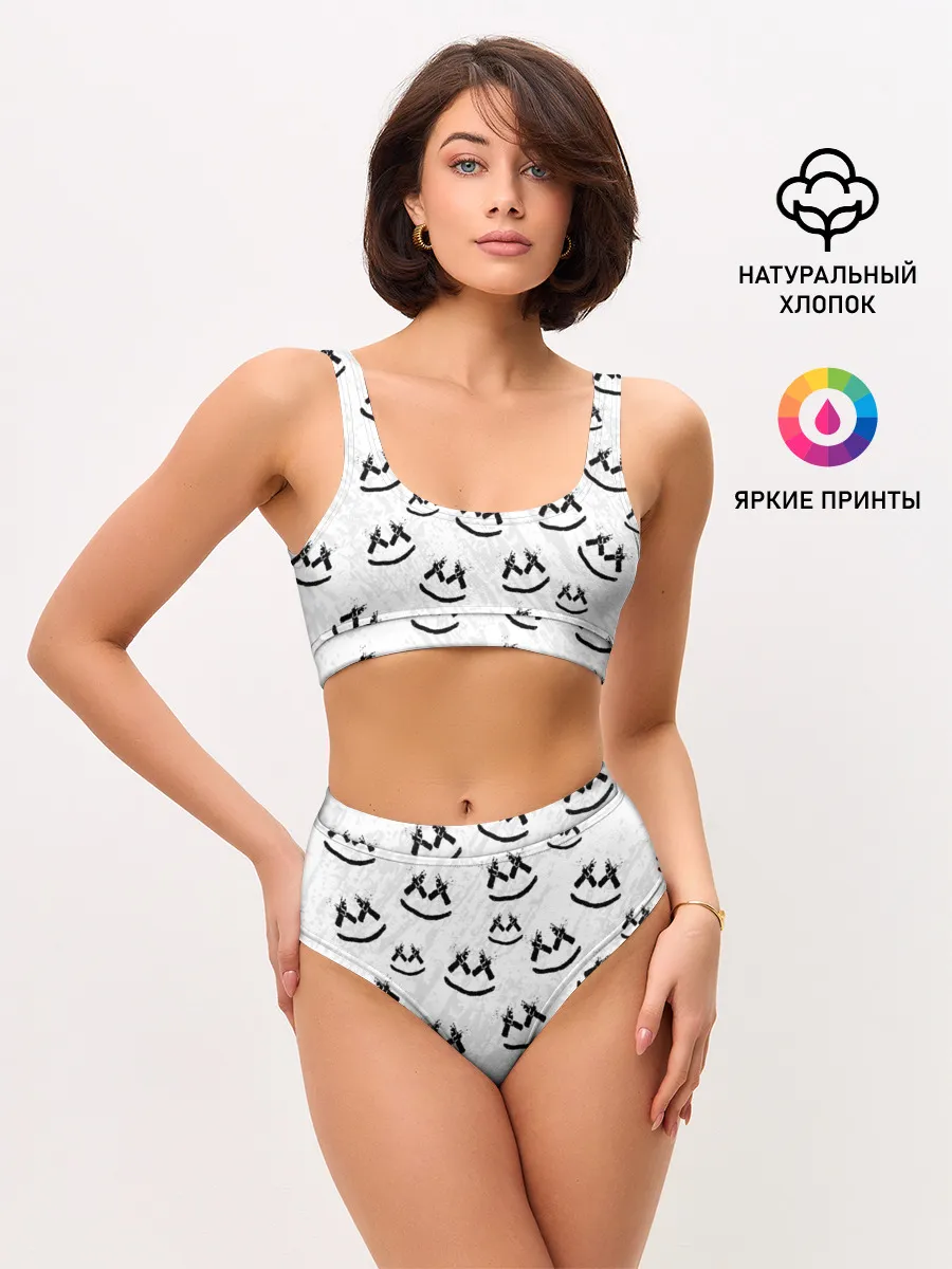 Женские топ и трусы / MARSHMELLO PATTERN