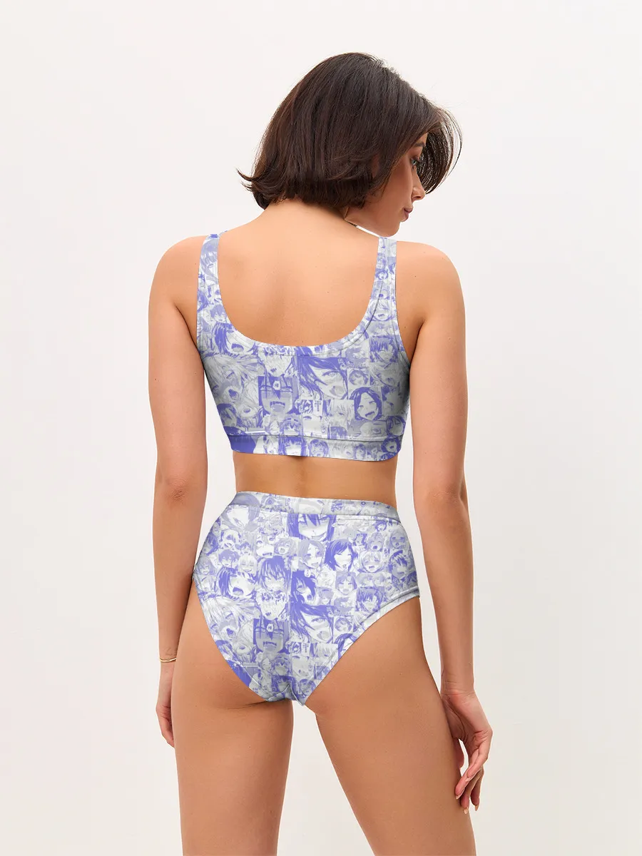 Женские топ и трусы / AHEGAO BLUE