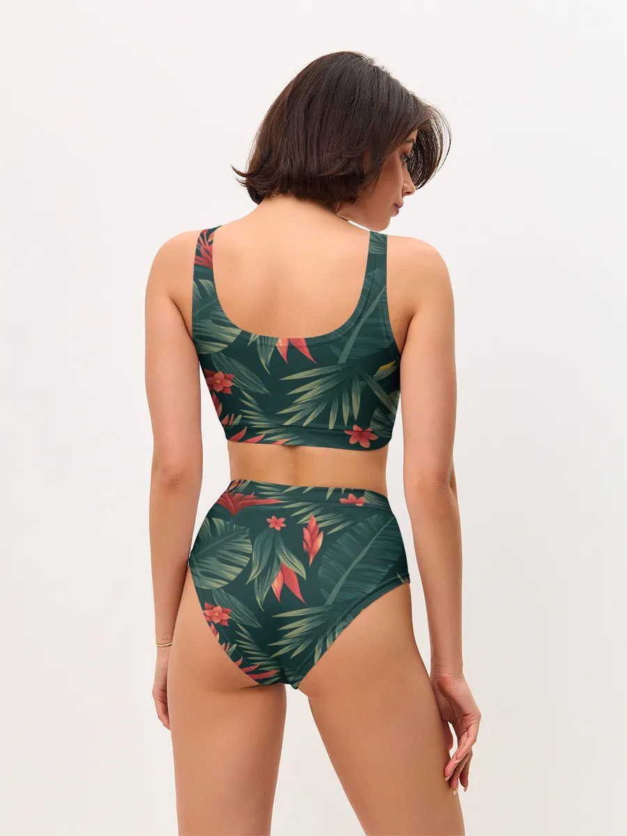 Женские топ и трусы / Тропики