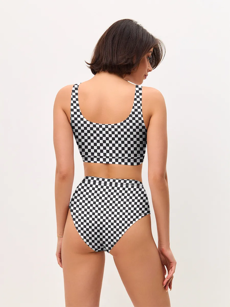 Женские топ и трусы / Checkerboard