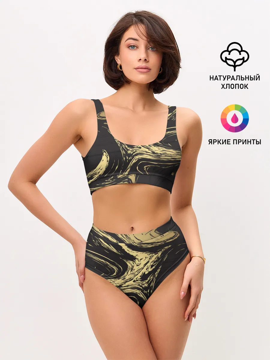 Женские топ и трусы / Золотые реки