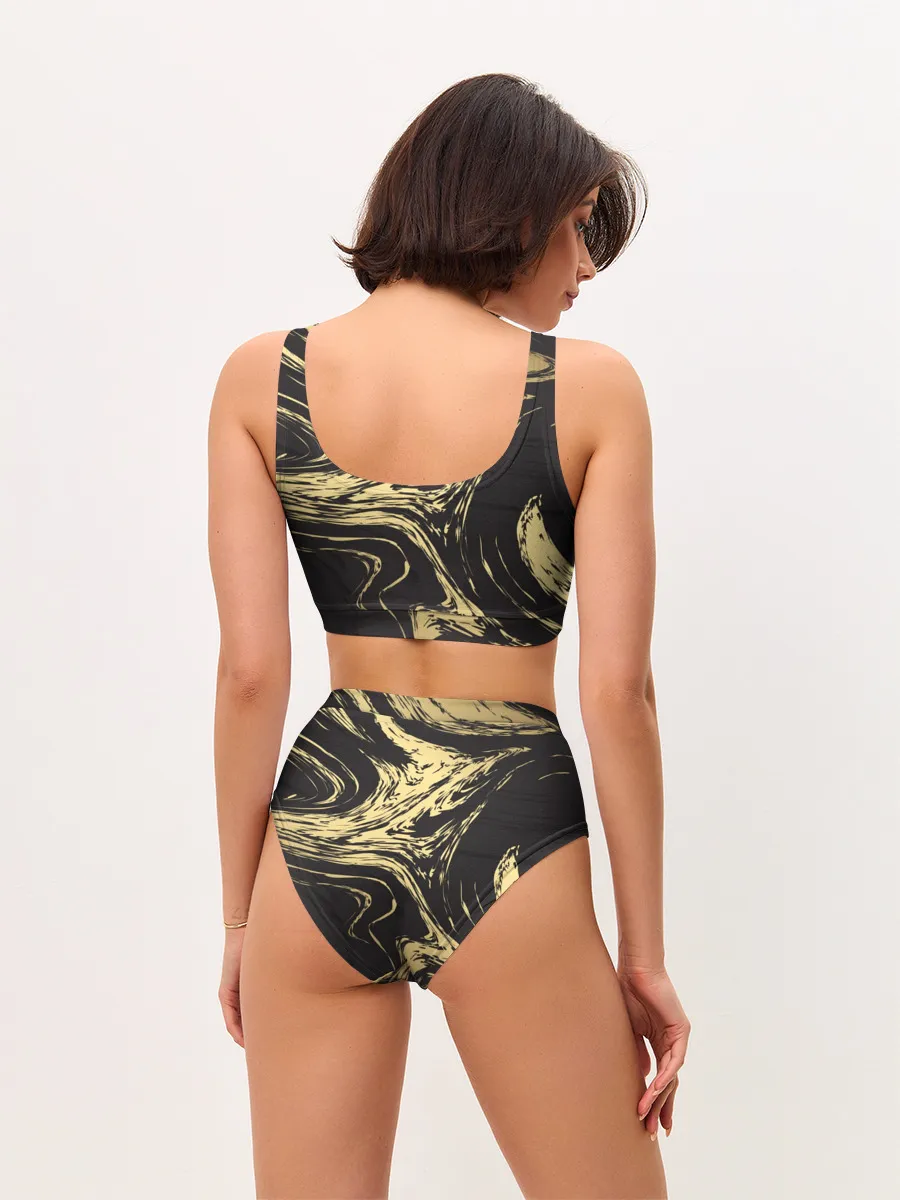 Женские топ и трусы / Золотые реки