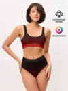 Женские топ и трусы / RED CARBON