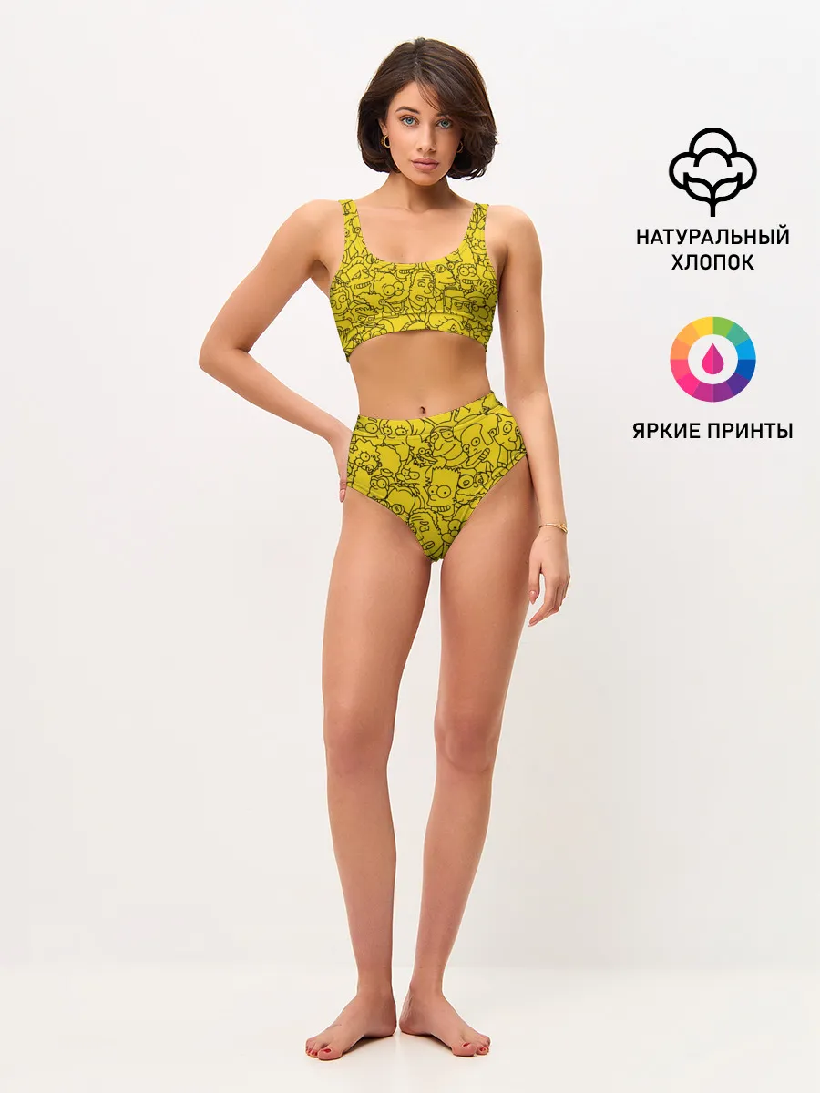 Женские топ и трусы / Симпсоны