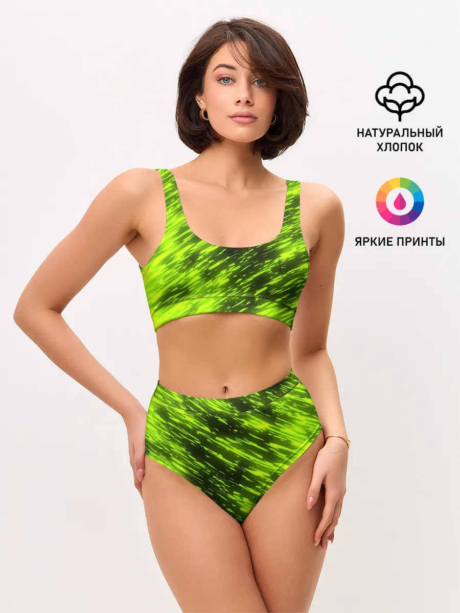 Женские топ и трусы / ЗЕЛЕНЫЙ ОГОНЬ