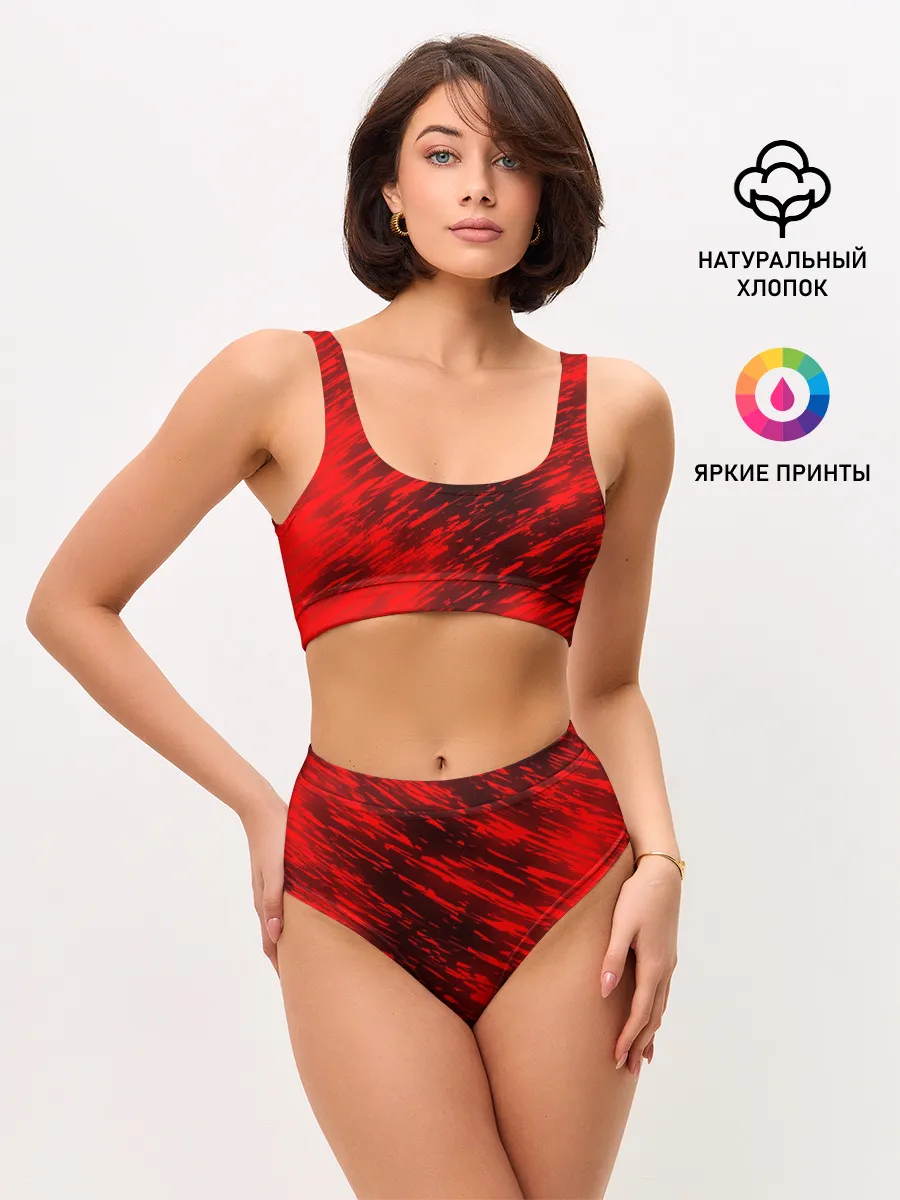 Женские топ и трусы / RED FIRE STORM