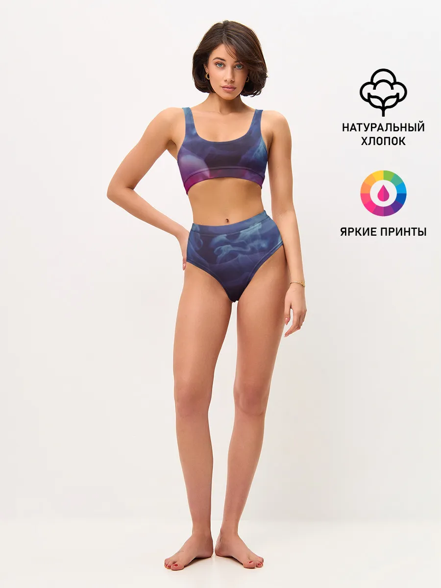 Женские топ и трусы / Футболка Smoke