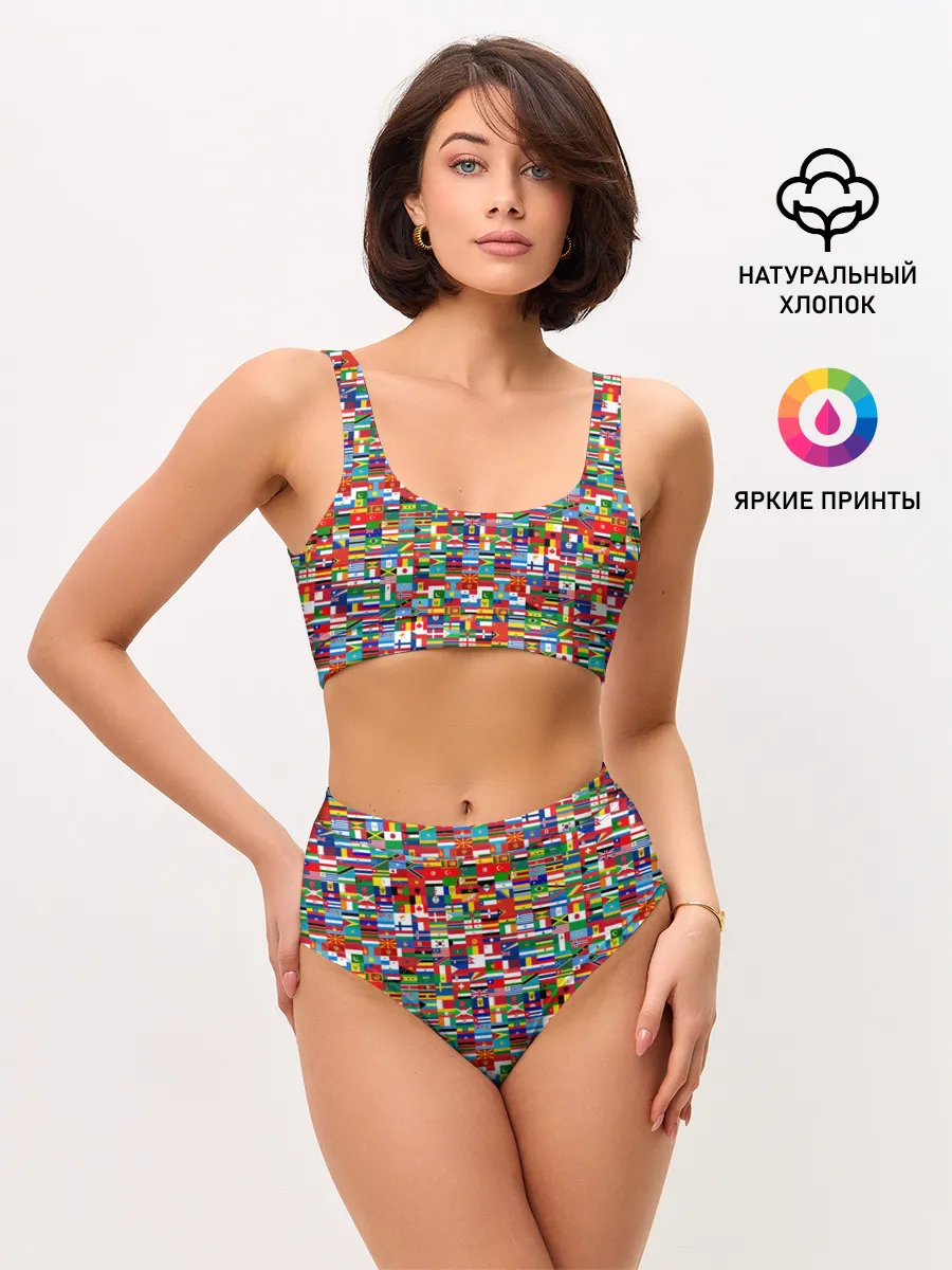 Женские топ и трусы / ФЛАГИ