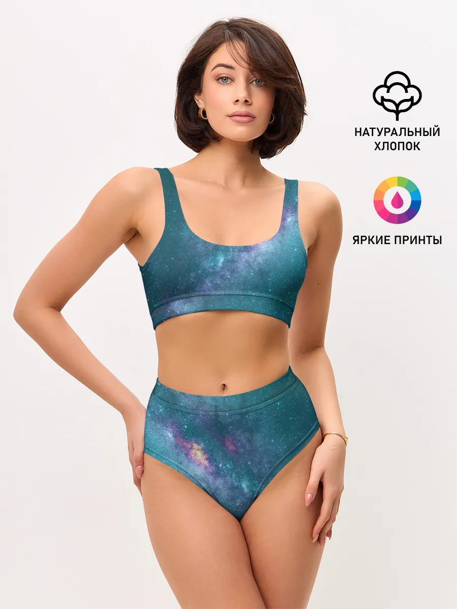 Женские топ и трусы / Млечный путь