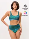 Женские топ и трусы / Изумрудные Облака