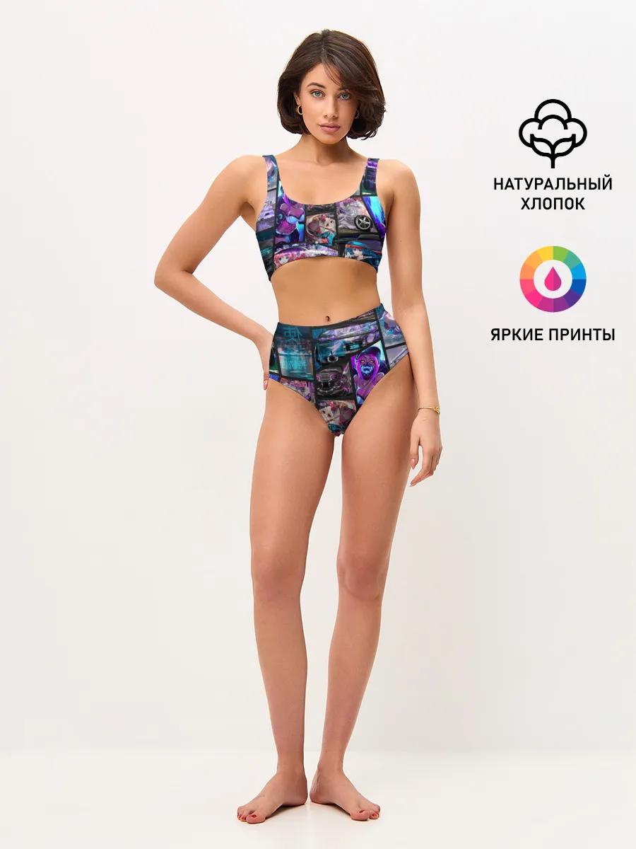 Женские топ и трусы / JDM Anime