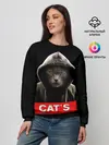 Женский свитшот / Кот