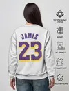 Женский свитшот / James 18-19 third LA Lakers