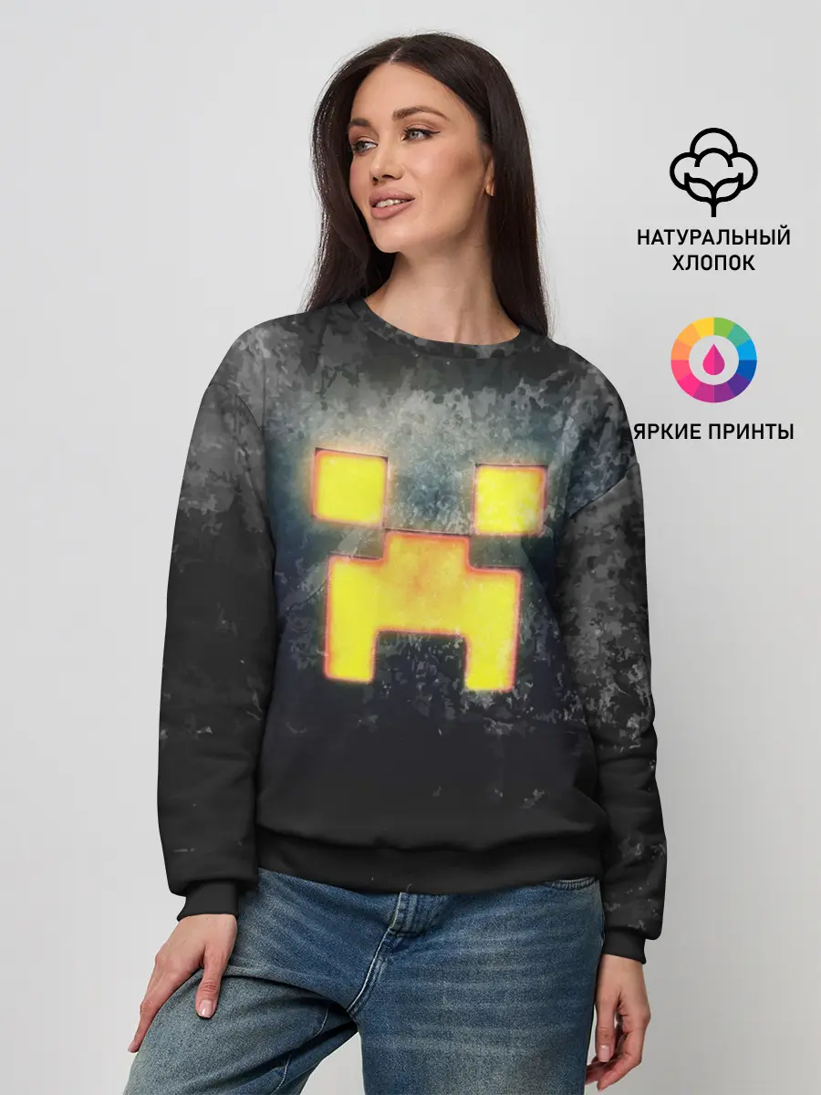 Женский свитшот / BLACK Creeper