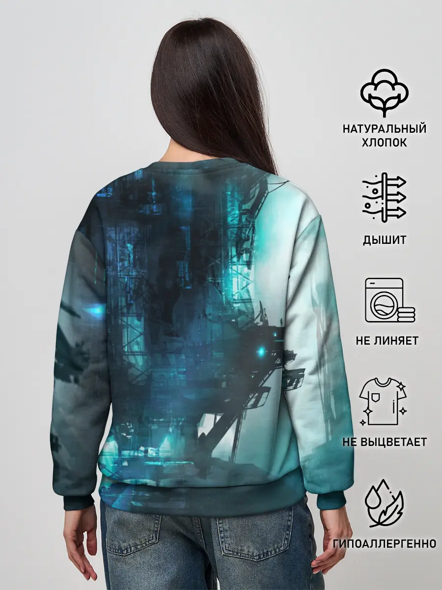 Женский свитшот / Cyberpunk 2077