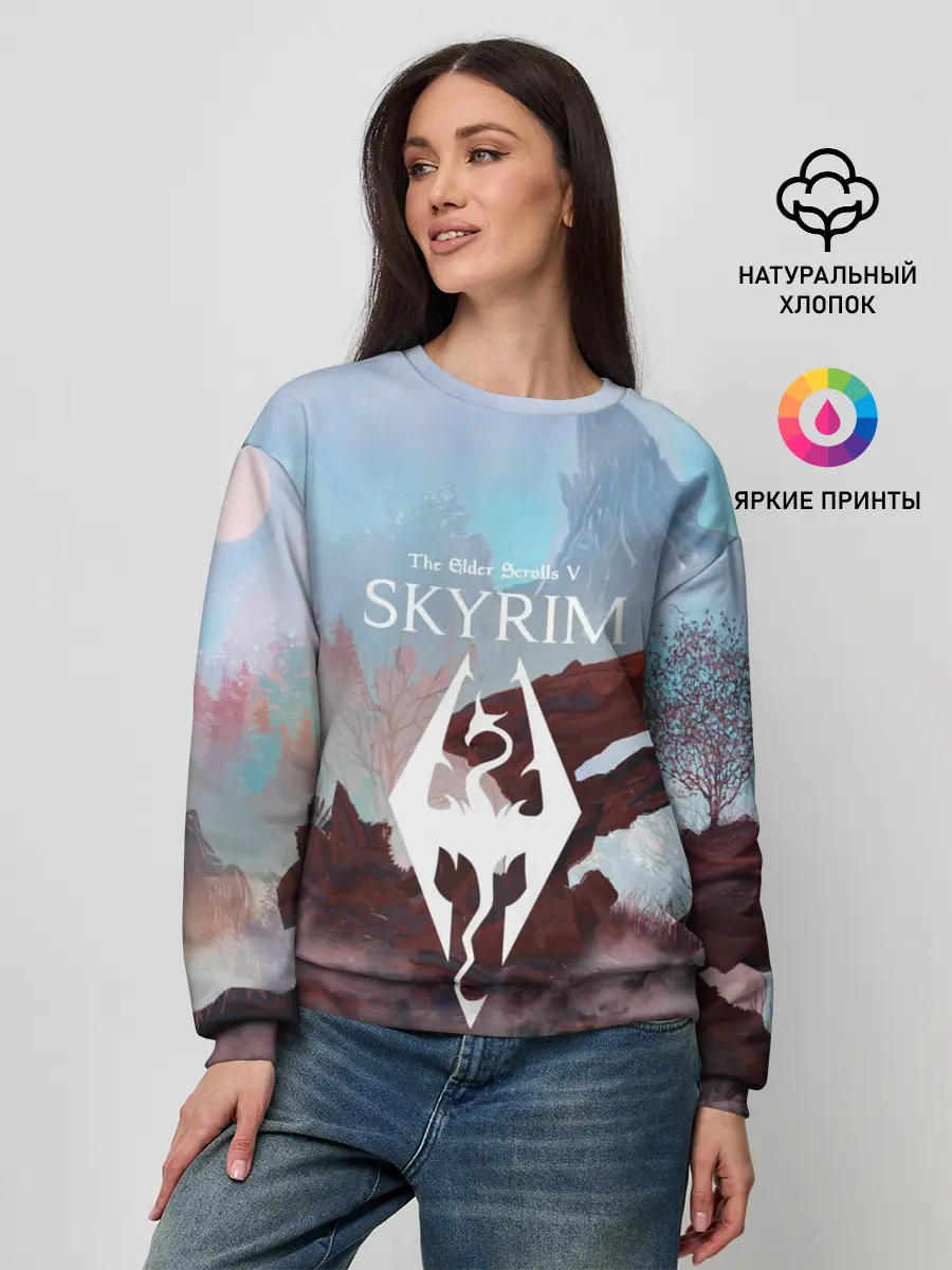Женский свитшот / The Elder Scrolls SKYRIM