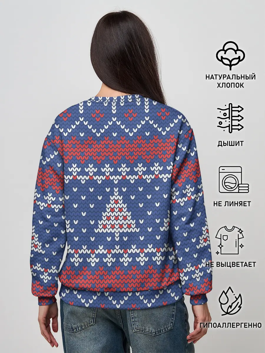 Женский свитшот / НОВОГОДНИЙ FORTNITE