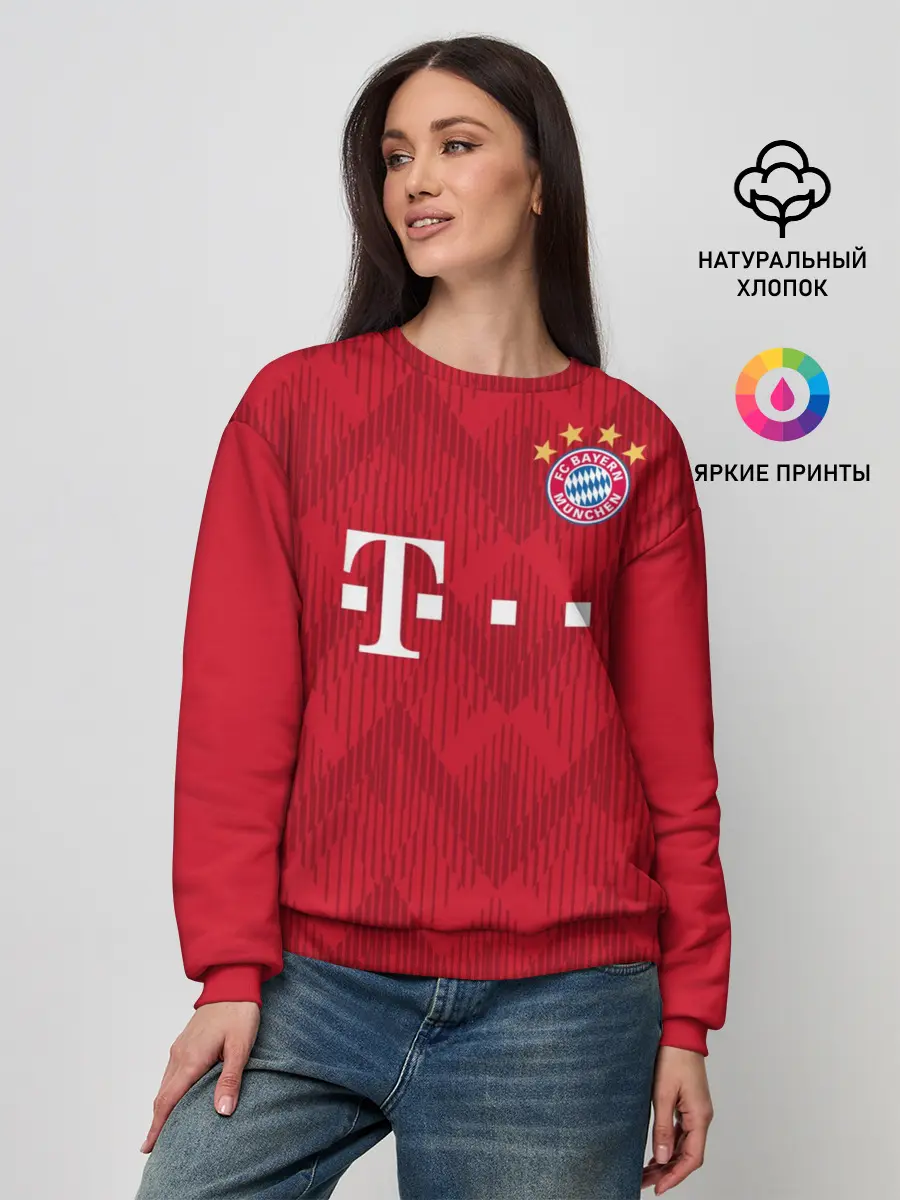 Женский свитшот / Lewandowski home 18-19