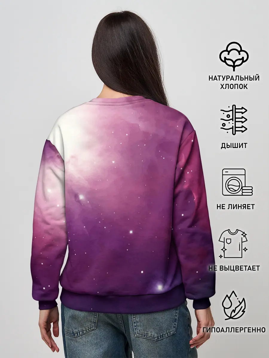 Женский свитшот / Космическая Лиса