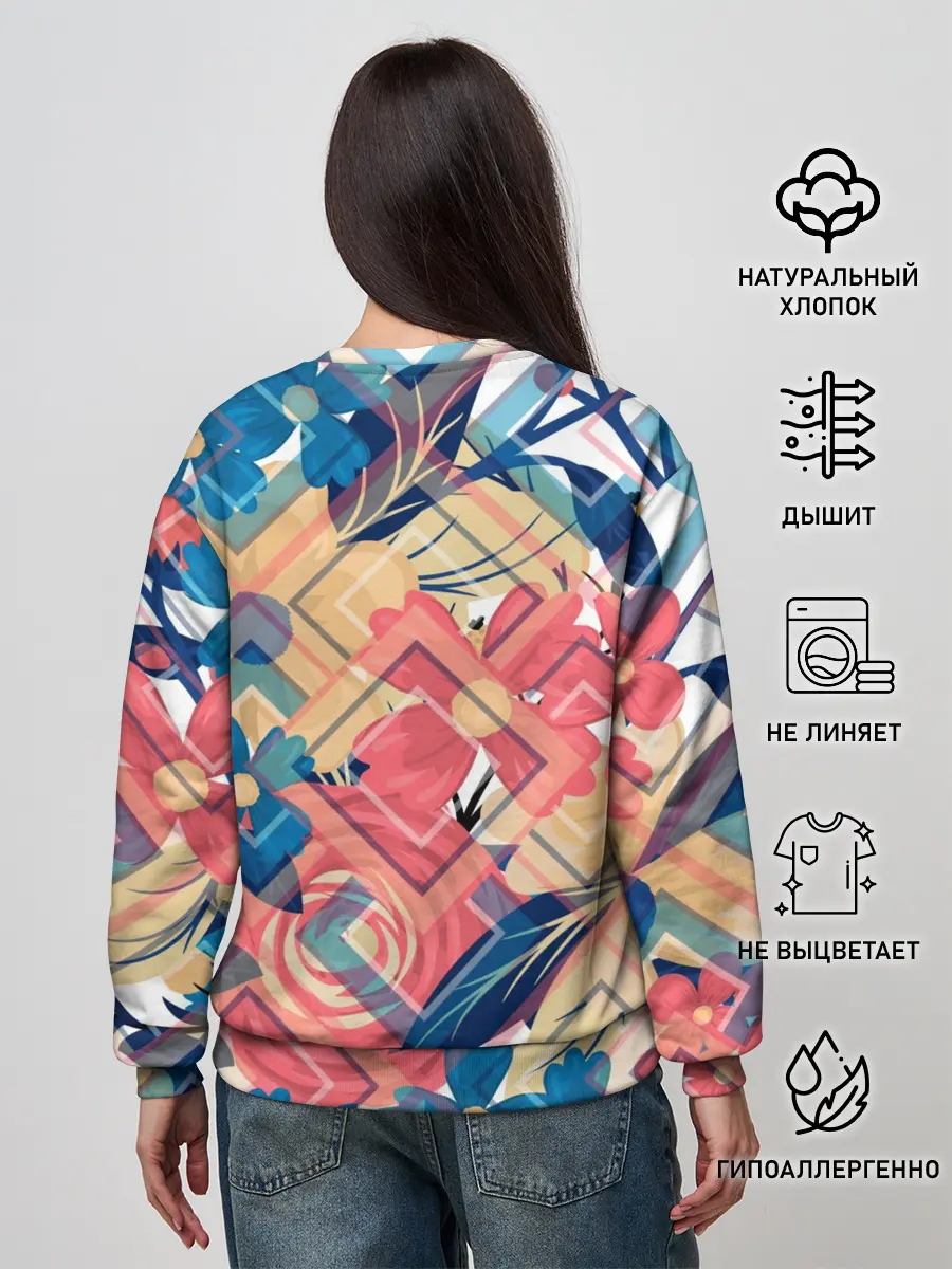 Женский свитшот / Абстракция