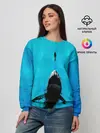 Женский свитшот / Акула на охоте