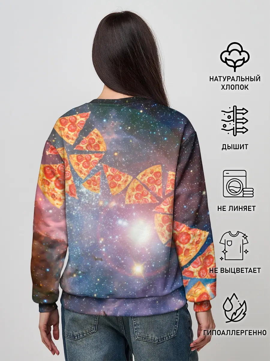 Женский свитшот / Кот Диджей